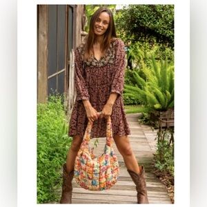 Natural Life Women's Boho Dress NWT
